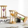 30 минут деревянные песочные часы ручной работы стеклянные песочные часы дети делают домашнее задание хронометрист творческие песочные часы украшение дома подарок