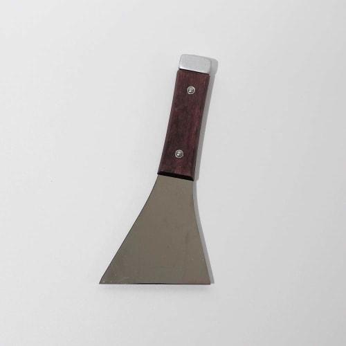 Hakeichi Y-Shaped Leather Skimmer with Hammer, 90mm, Stainless Steel, 1 Piece