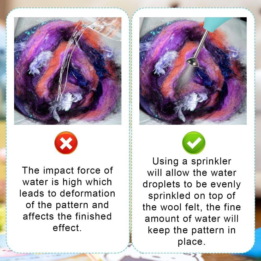 Инструменты и оборудование для валяния Шариковый разбрызгиватель для мокрого валяния Распылитель воды Новый отжимной разбрызгиватель