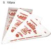 100Pcs Icing Bags Disposable Decorating Plastic Cake Cream Decorating Piping Bags for Kitchen