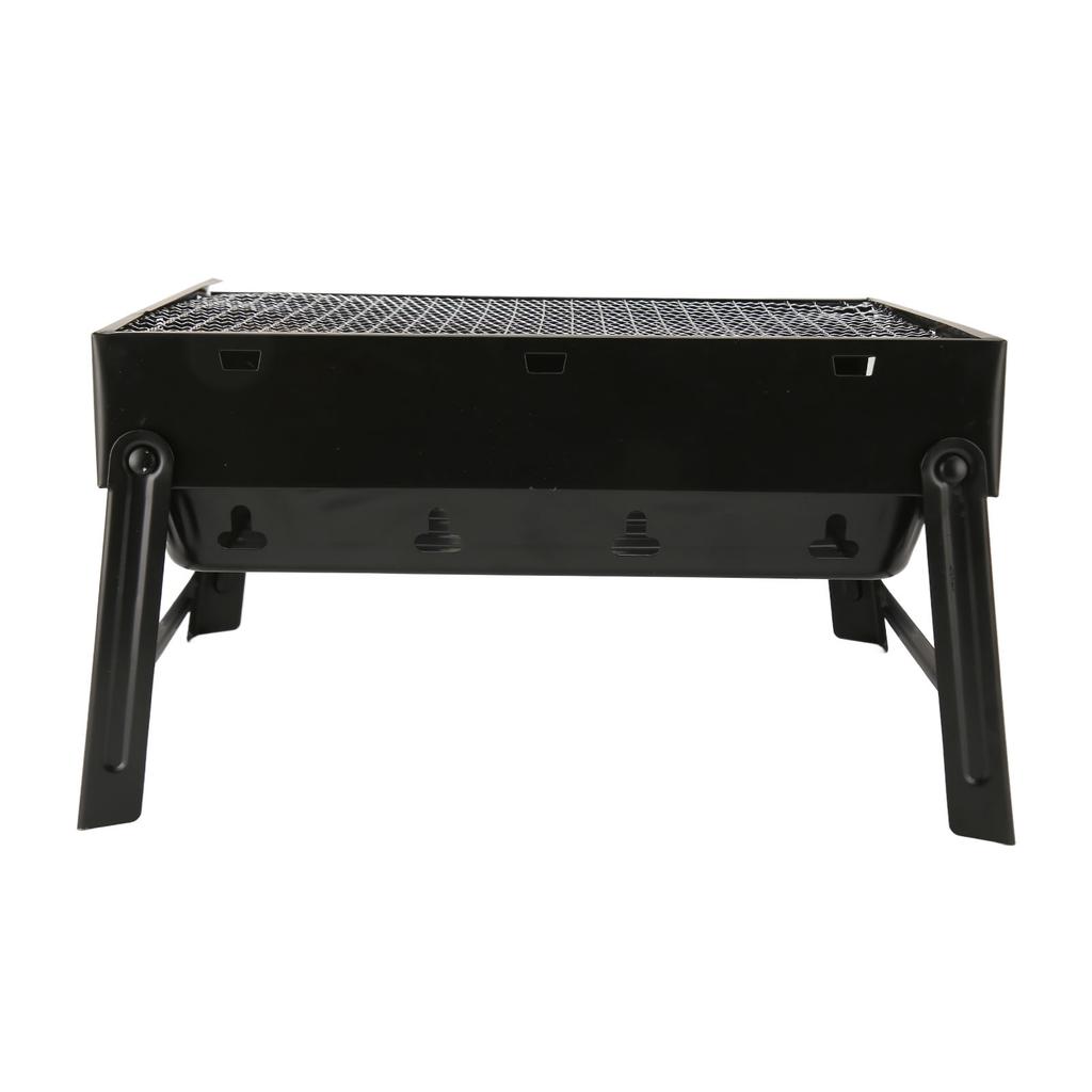 Foldable Barbecue Grill High Temperature Resistant Outdoor BBQ Charcoal Oven for Camping Small Size