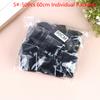 50Pcs Hair Net Black Elastic Bundle Hair Invisible Hairnet Mesh Bun Hair Net