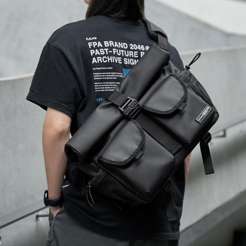 Сумка Hipster All-in-one большой емкости через плечо мужская функциональная велосипедная сумка через плечо сумка-мессенджер сумка для отдыха рюкзак