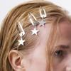 Women's Bling Point Bangs Hairpin 2-Piece Set