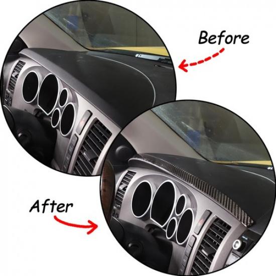 Отделка приборной панели и центральной консоли из углеродного волокна для Toyota Tundra 2007-2013