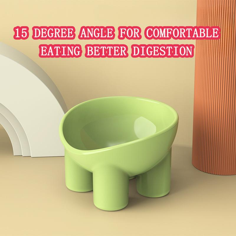 Миска для кормления питомцев Макарон Ножка слона Миска с защитой шеи Миска для кошачьего корма Кошачья миска Защита от опрокидывания Миска для питомцев Товары для еды