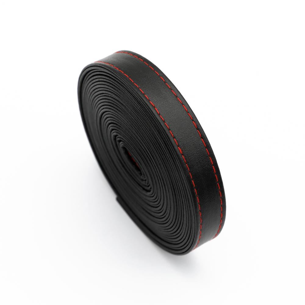 2meters 15mm Braided PU Leather Backpack Strap Findings Faux Flat Leather Cord String Rope DIY Bag Necklace Bracelet Making