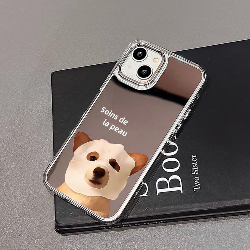 Чехлы для мобильных телефонов iPhone 11 13 XR 15 Pro Max 12 14 Pro Max Чехол iPhone 16 XS Max Зеркальный защитный чехол Зеркальный Изысканный мультяшный водонепроницаемый