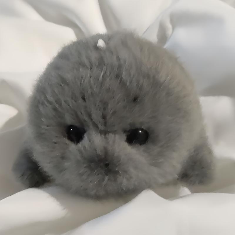 Мягкий плюшевый брелок в виде серого тюленя, белые плюшевые тюлени, подвеска в виде животного, модная мягкая кукла, брелок для ключей, аксессуары для ключей от машины, украшения для автомобиля