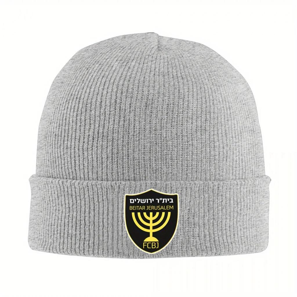 New New Beitar Jerusalem FC Bonnet Hats Beanie Hats Pattern Knitted Hat Spring Trendy Unisex Women Hippie Thermal Elastic Cap