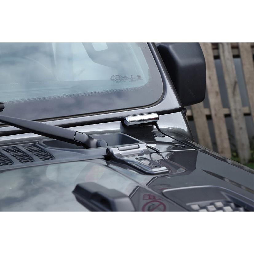 Наклейки на петлю переднего лобового стекла автомобиля для Jeep Wrangler JL Gladiator JT 2018-2023, аксессуары для внешнего стайлинга