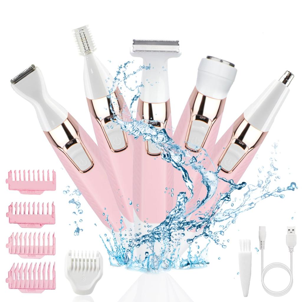 Imspace 5 In Full Body Vio Electric USB Electric Bikini Eyebrow Nose Hair Hair Japanese Instruction Manual Included Women's Shaver, 1, Shaver, Shaver,