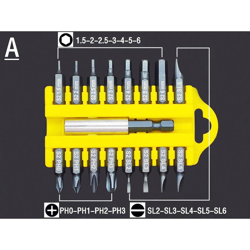 17 шт. набор бит Torx Hex Star с защитой от несанкционированного доступа, магнитный держатель, отвертка с крестообразным шлицем, электрическая дрель, ручные инструменты