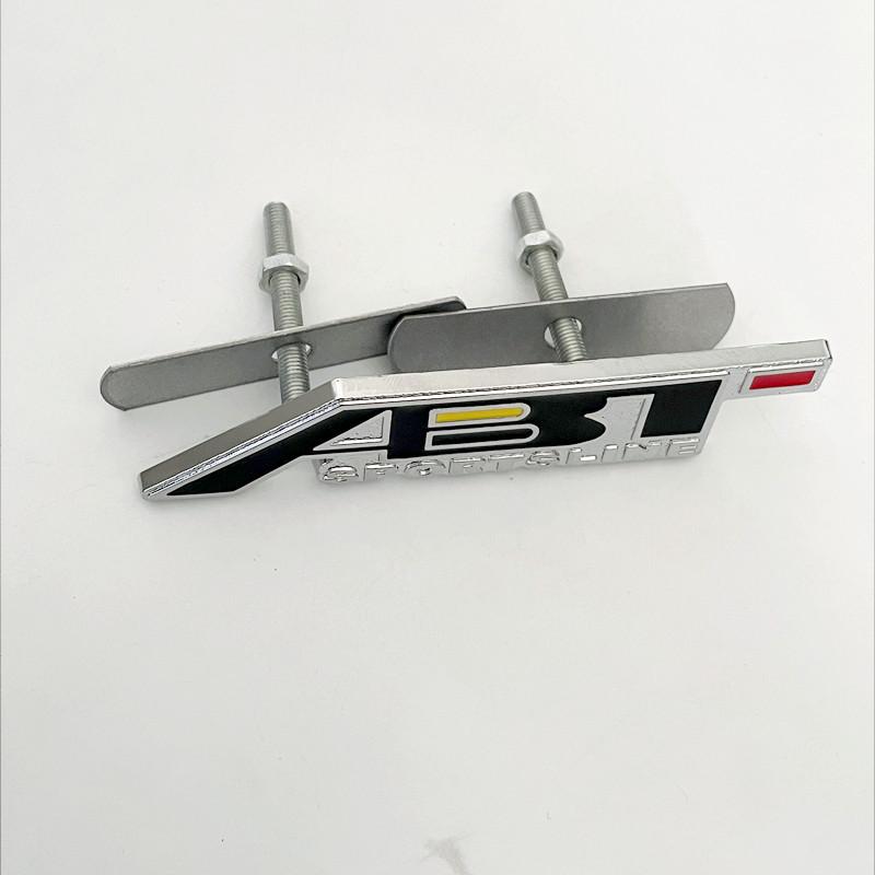 3D Металлическая ABT Передняя Решетка Задняя Крышка Багажника Крыло Эмблема Значок Наклейка Декали Для Q3 Q5 Q7 A3 A4 A5 A6 B6 B8 C6 C5
