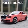 1/24 Rolls-Royce Spectre Игрушечная модель автомобиля Литой сплав со звуком и светом Моделирование Масштабные модели с оттягивающимся механизмом Машины Игрушки для мальчиков Подарки