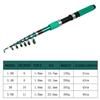 Portable Travel Kit Spinning Reel Freshman Travel Fishing Rod and Reel Combo Set with Bait Accessory Box
