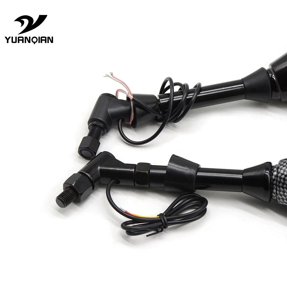 Универсальное мотоциклетное алюминиевое зеркало из АБС-пластика, боковое зеркало заднего вида для Yamaha YZF R1 R3 R6 R15 R25 R125