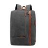 Men Backpacks Cool Bell Nylon/Canvas Male Backpack &Shoulder Bag& Messenger Bag& Handbag 15.6/17.3 Inch Black/Gray CB-5506
