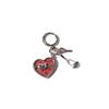 Eldoodle Heart Pendant Keychain