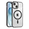 KEYSION Прозрачный чехол MagSafe для iPhone 15 14 Pro Max Прозрачный магнитный чехол для беспроводной зарядки iPhone 13 Pro Max