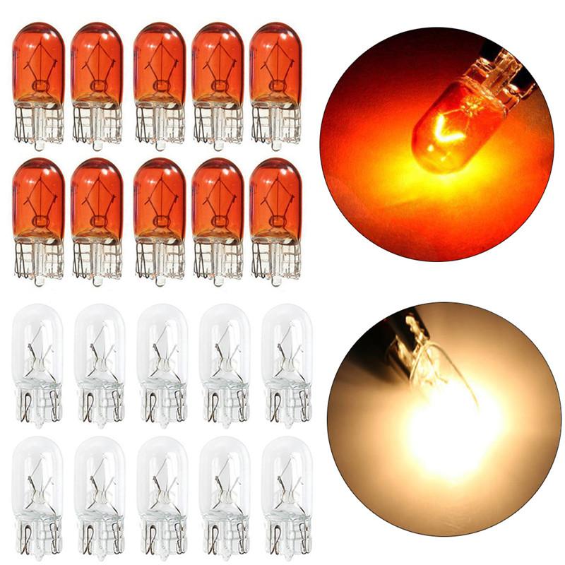 10Pcs T10 Wedge Halogen W5W 501 194 LED Interior Light Bulbs Car Auto Truck Bulbs 7