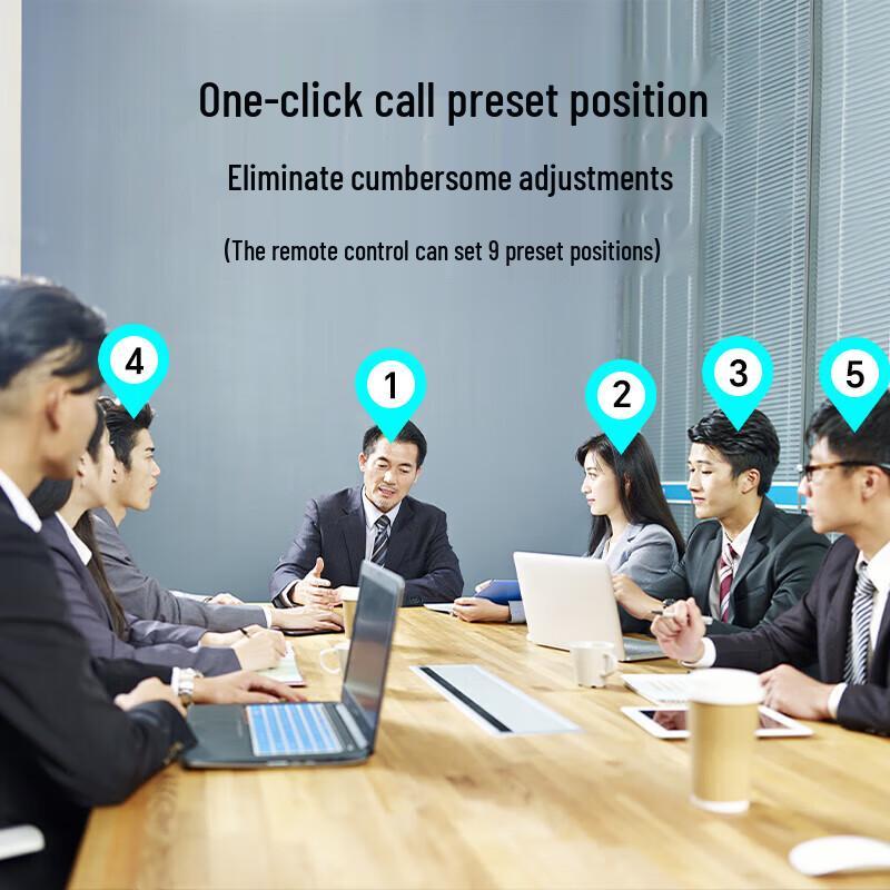 Lenovo Thinkplus YT-HD18K-20 4K PTZ Video Conference Camera with 20x Optical Zoom