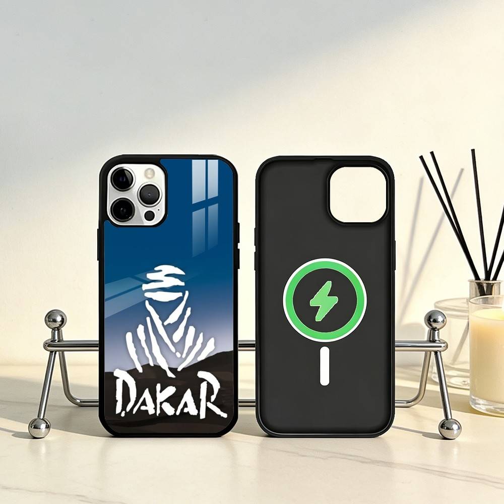 Rally D-Dakar Logo Phone Case For iPhone17,16,15,14,13,12,11 Plus,Pro Max Magnetic For Magsafe Wireless Charging