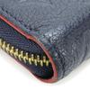 Б/у Кошелек LOUIS VUITTON Zippy M62121 Monogram Ann Platt Marine Rouge Navy На молнии по периметру