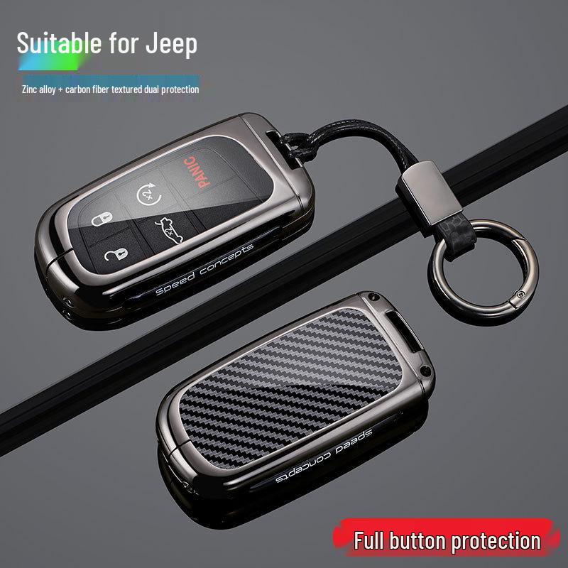 Replacement Shell for Dodge Journey, Jeep Grand Cherokee, and Chrysler Smart Key Remote.