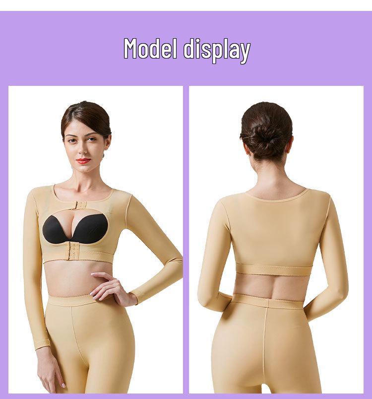 Женское послеоперационное компрессионное корректирующее белье для рук: Уменьшение жира в верхней части тела и поддержка груди против провисания