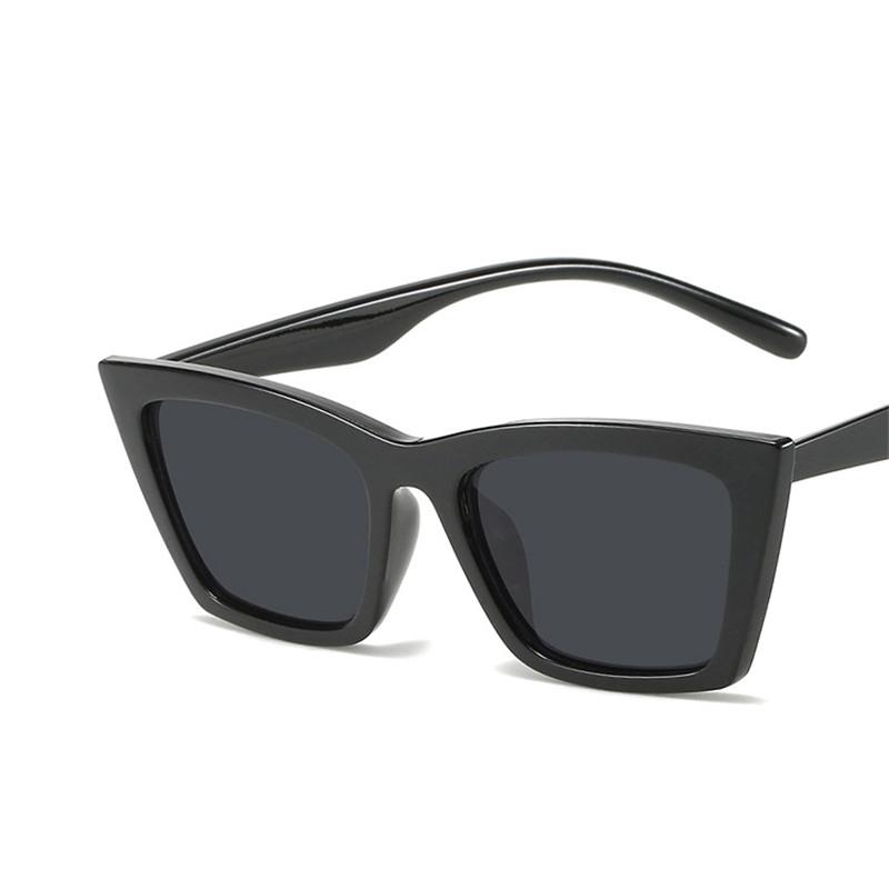 INS Vintage Cat Eye Солнцезащитные очки женские квадратные маленькие солнцезащитные очки женские брендовые дизайнерские ретро-очки модные Oculos De Sol