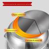 KOBACH 304 Stainless Steel 3-Layer Steamer Pot