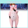 Inflatable Pig Costume For Holiday Events And Stage Shows Constructed With Sewn Fabric For All Ages