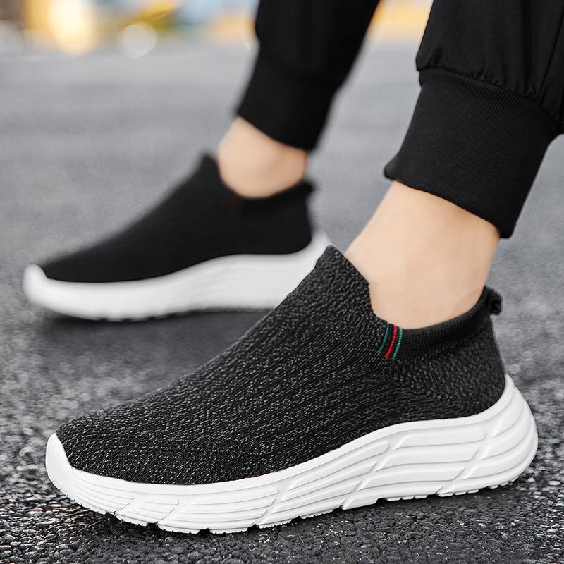 Мужская модная дышащая легкая летная тканая обувь большого размера, походная обувь, носки для фитнеса, спортивная обувь и обувь для отдыха