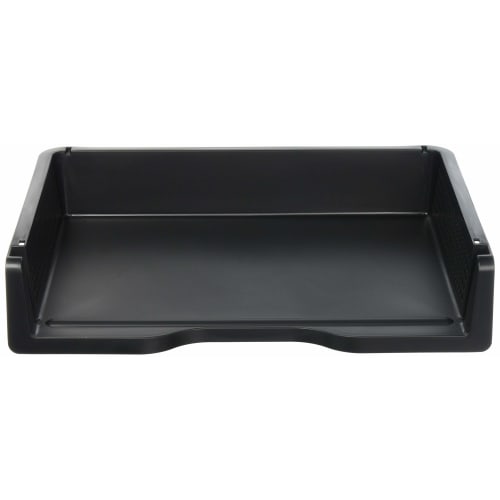 Nakabayashi Desk Tray A4 Horizontal Black Document Tray A4DT-102BK