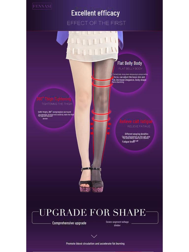 Женские тонкие чулки Fenna 15D Micro Pressure на весну и лето