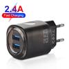 Двойное USB-зарядное устройство на 2 порта 2,4 А для стандарта США/ЕС