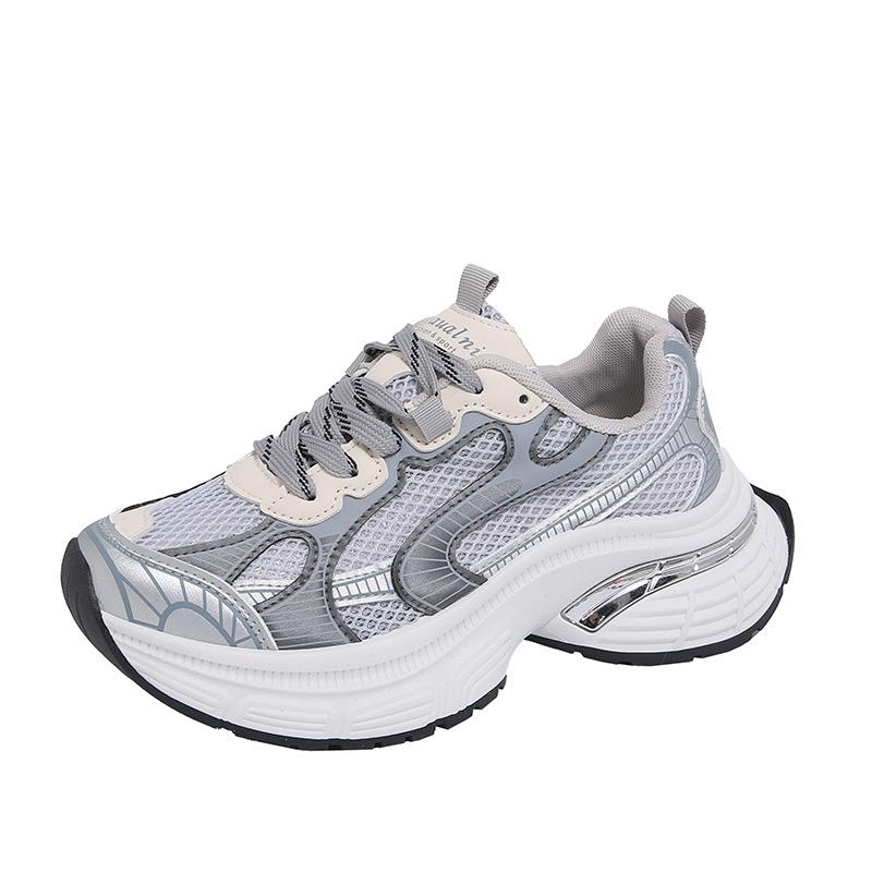 Новые папины кроссовки женские летние студенческие спортивные кроссовки для бега повседневная обувь на утолщенной высокой подошве