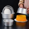 Cookie Cake Pans with Removable Bottom Aluminum Round NonStick Cake Mold Round Cake Tins Bakewares Bread Box Enduring