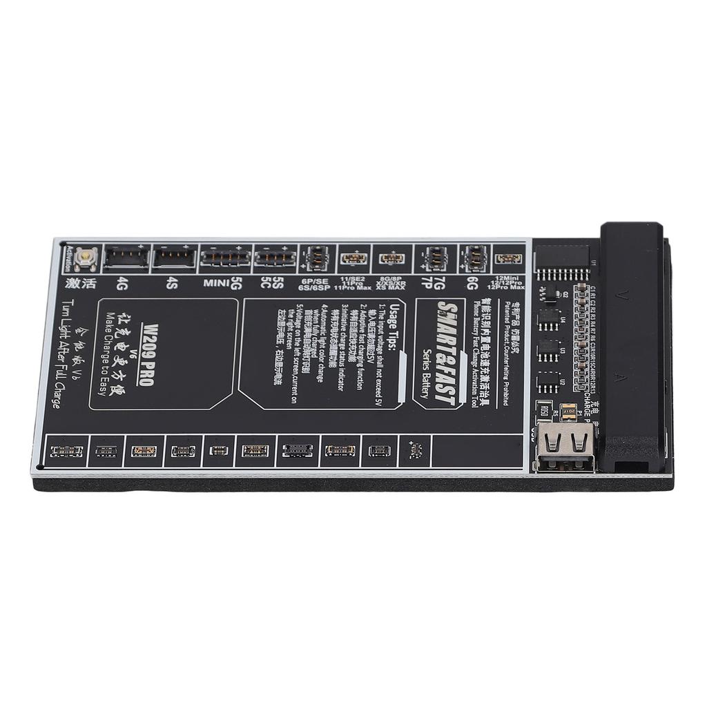 Плата активации быстрой зарядки аккумулятора Функциональный светодиодный дисплей Умная идентификация Ремонт аккумулятора