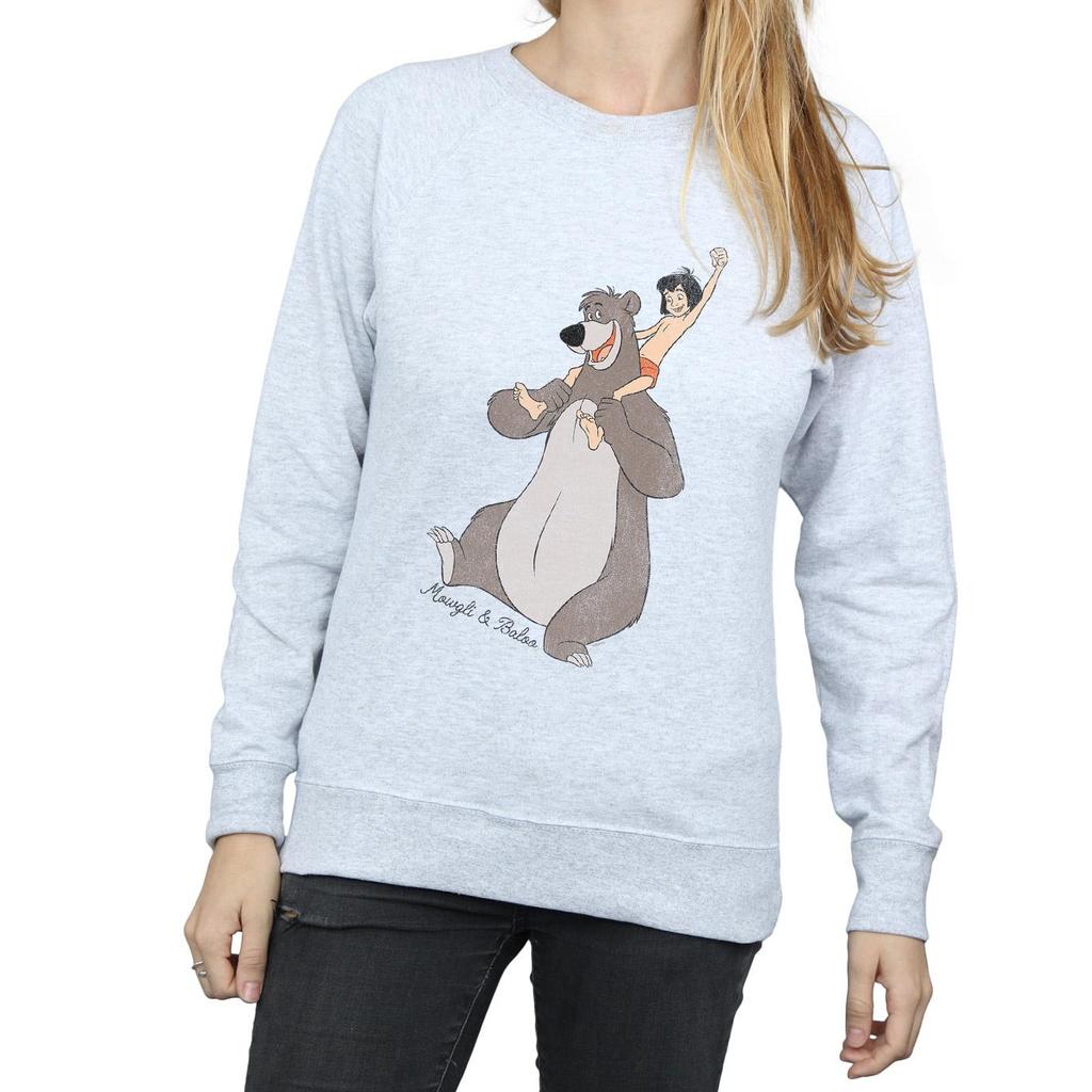 Jungle Book Womens/Ladies Classic Mowgli And Baloo Sweatshirt