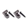 2Pcs Roller String Retainers Mounting Tree Guide For Electric Guitar Silver