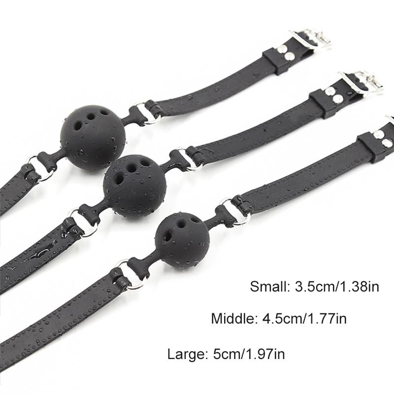 Silicone Open Mouth Gag Ball Bdsm Bondage Mouth Belt Slave Ball Erotic Sex Toys for Woman Couples Adult Game Accessories Toys