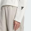 Adidas Fustl W Crew Loose Fit Round Neck Fashion Versatile Long Sleeve Short Sweatshirt Women Sweatshirt Bright-White JM4274
