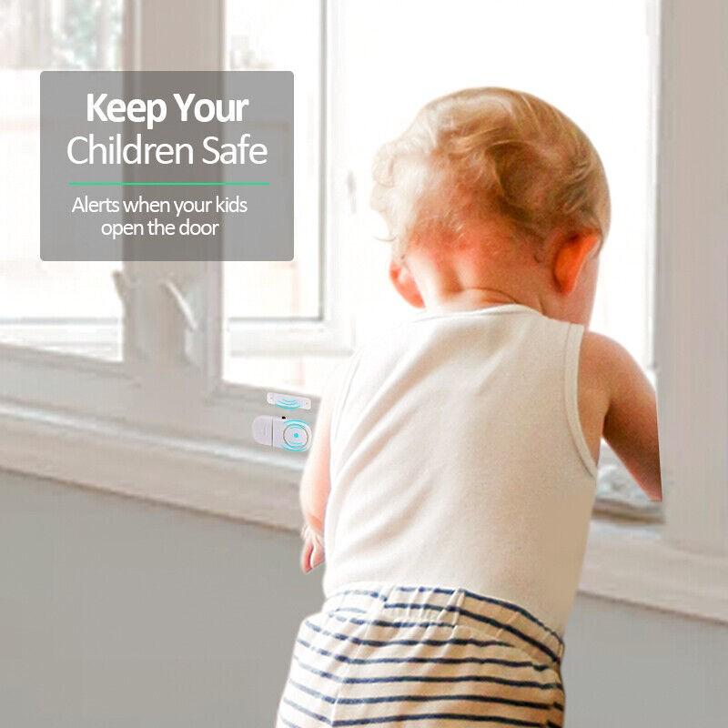 1-10 шт. беспроводной дверной датчик мини-окна дверная сигнализация магнитный датчик беспроводной домашний оконный дверной вход анти-вор охранная сигнализация 90 дБ