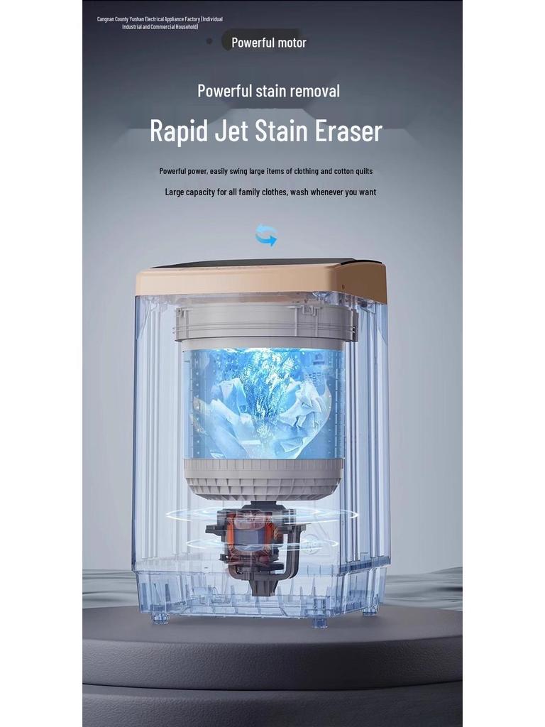 20 Полностью автоматическая стиральная машина, вместимость 12/15 кг, идеально подходит для больших домов, общежитий и съемного жилья, с функцией стирки и сушки.