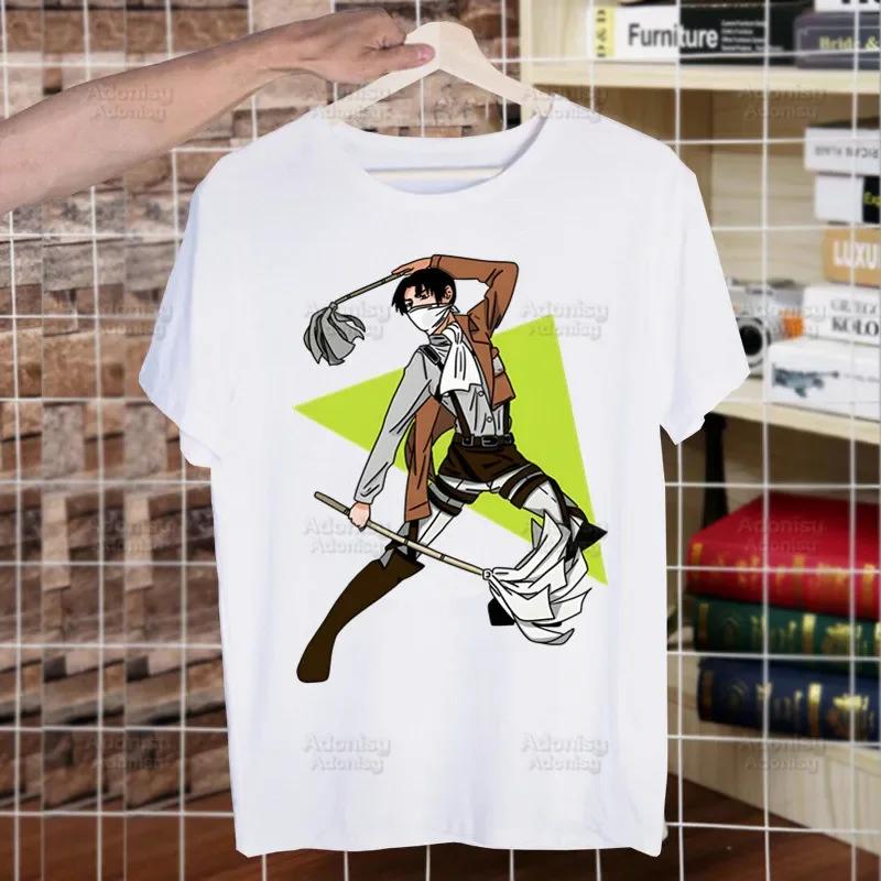 Shingeki No Kyojin Funny T Shirt Men Casual Short Sleeve Attack On Titan Tshirt Homme Manga Japanese Anime Allen T-shirt Tees