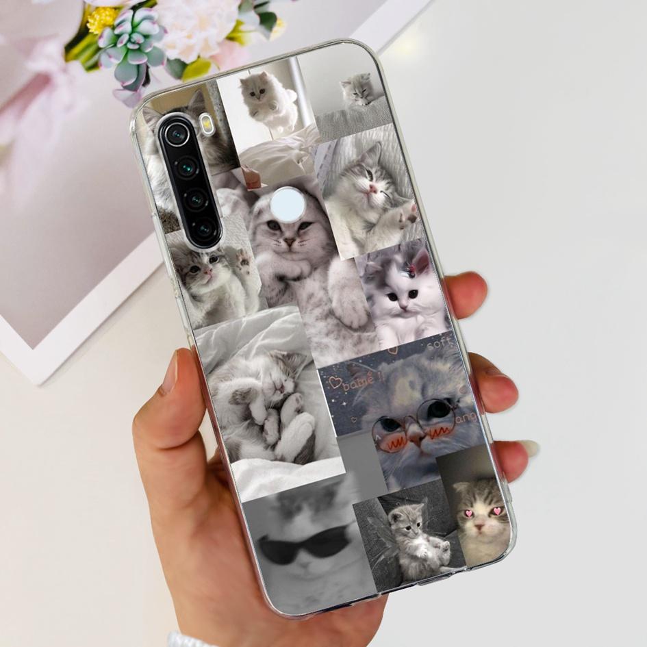 Для Xiaomi Redmi Note 8 Чехол Милый Мультяшный Мягкий Силиконовый Чехлы Для Телефона Для Xiaomi Redmi Note 8T 8 t Чехол На Redmi Note8 Задняя Крышка