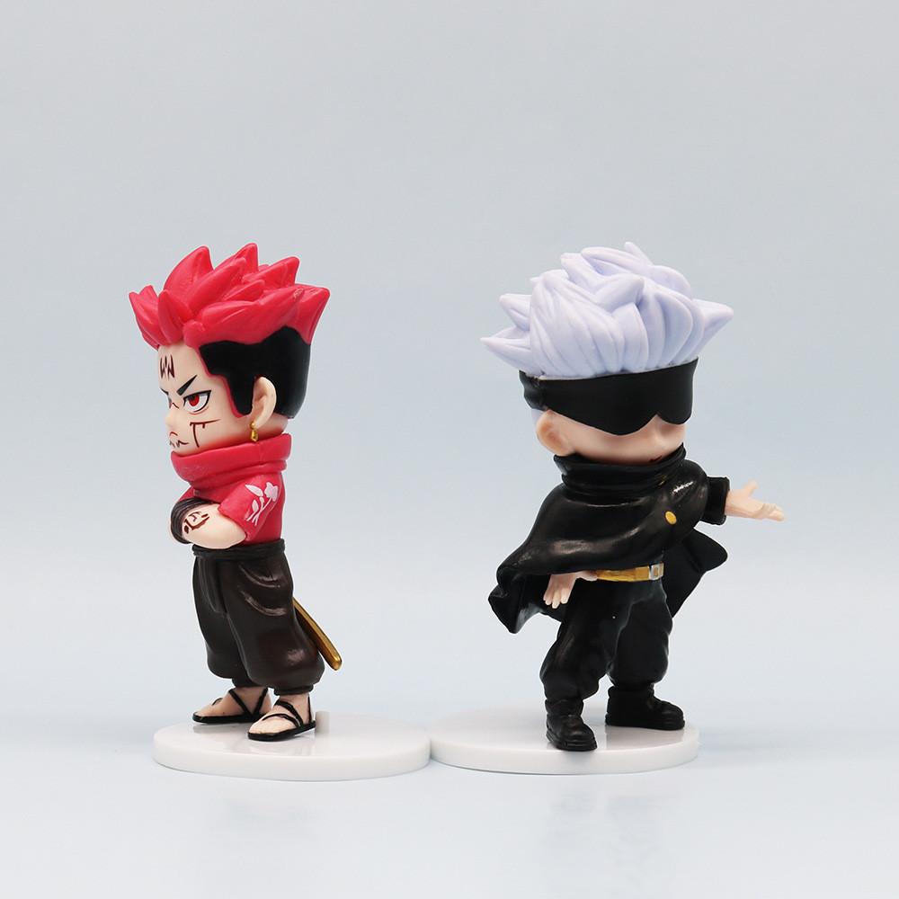 Premium Q Version Jujutsu Kaisen Pvc Figurines Collection Of Gojo Satoru Yuji Itadori Nobara Kugisaki And Others With Intricate Details