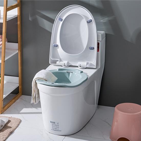 Bathroom Bidet with Hanging Hole Heat-resistant Wide Edge Private Party Soaking Toilet Size Hemorrhoids